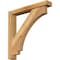 Ekena Millwork Imperial Block Rough Sawn Bracket w/ Offset Brace, Western Red Cedar, 4"W x 24"D x 24"H BKT0402X24X24IMP05RWR - alternate 1